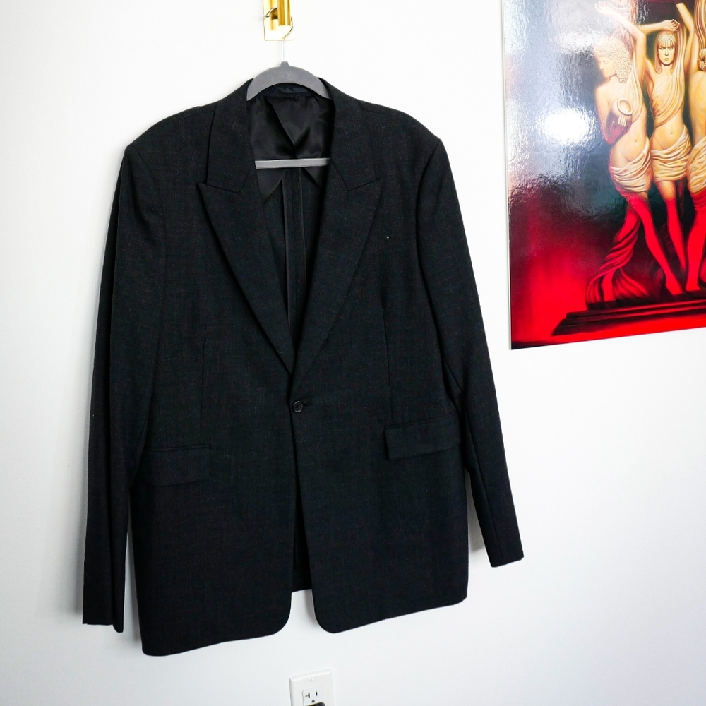 The Row Black Single-Button Men's Blazer